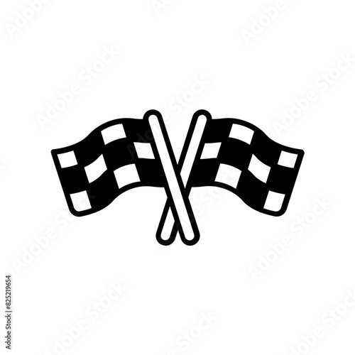 flags icon. black fill icon