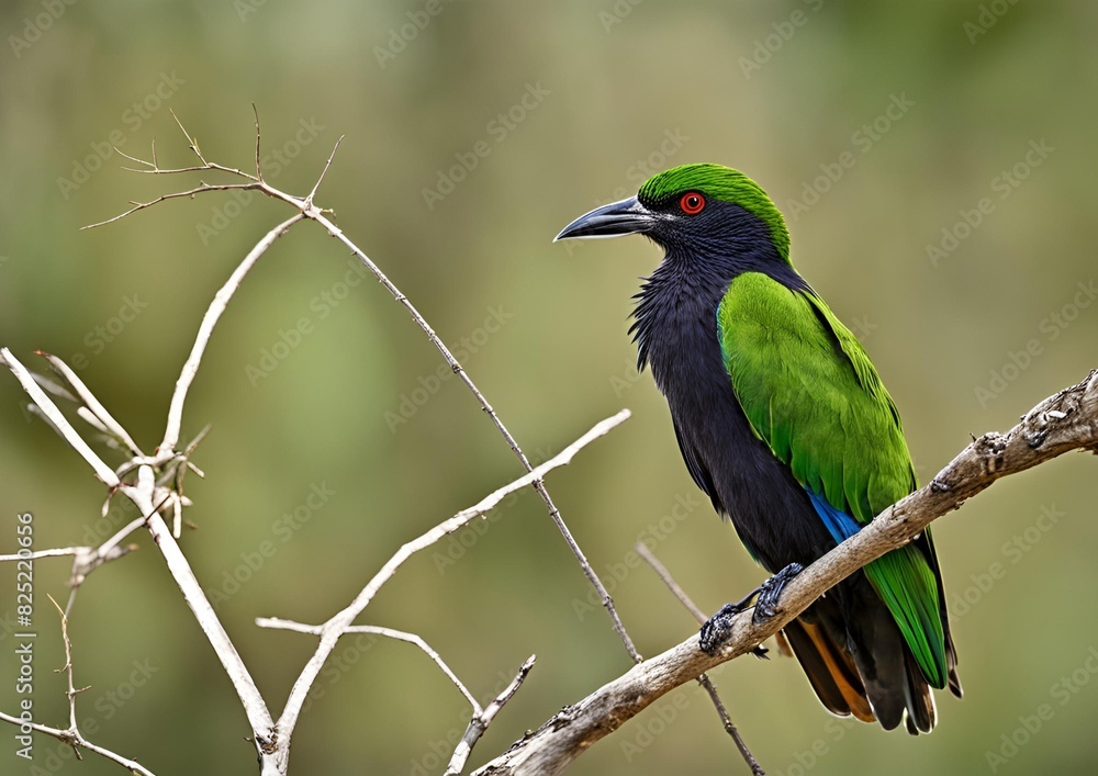 Fototapeta premium A bird in the wilds of Africa.