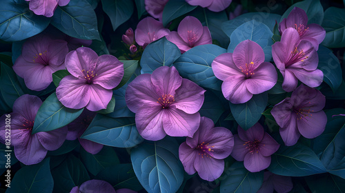 pink and purple flowers © Lucia