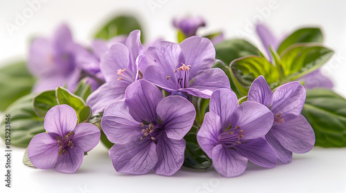 flowers isolated on white background