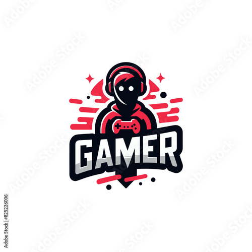 gaming mascot logo design free vector,