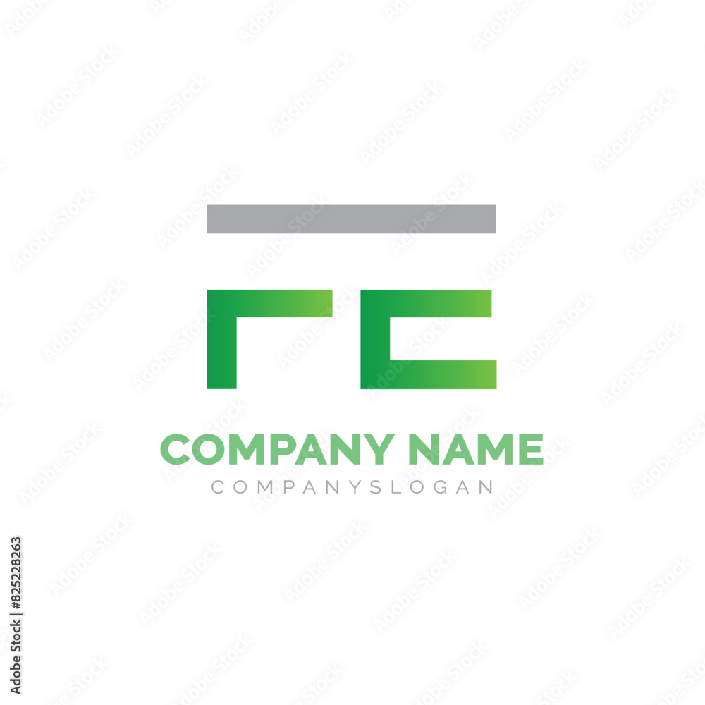 Letter FE logo design, vector logo design Letter FE logo design, vector logo design
