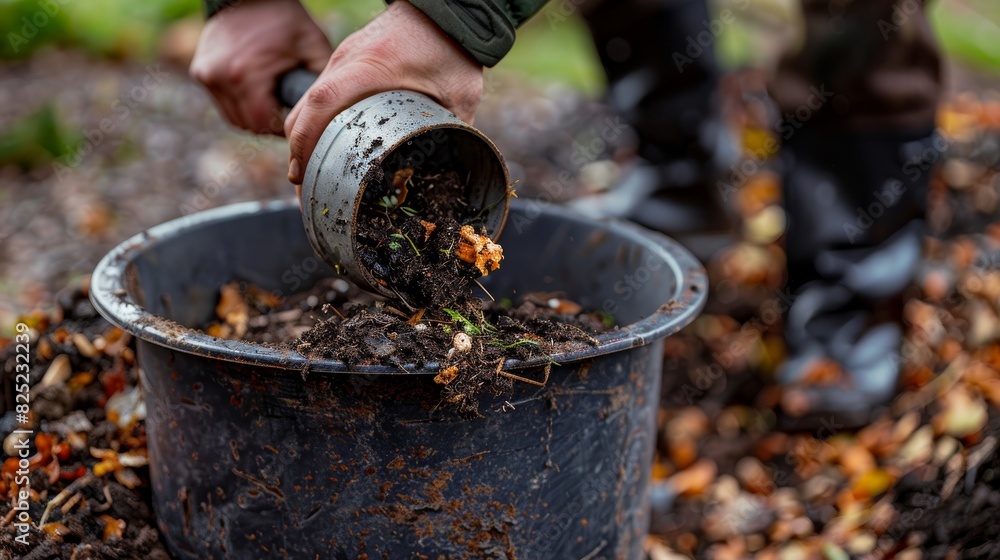 custom made wallpaper toronto digitalA compost tumbler being turned, mixing the contents, showing a method of aerating compost to speed up decomposition.