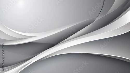 Minimalist silver abstract background design.