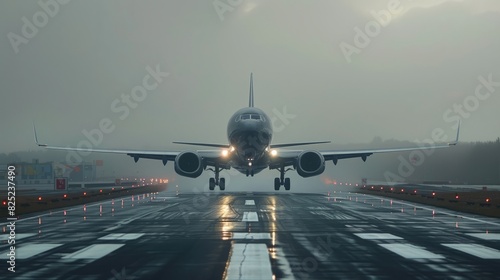 take off plane, with copy space
