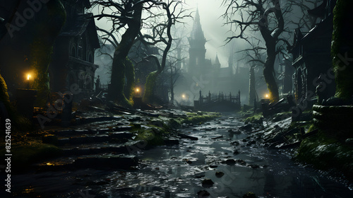 Whispering Graveyard spooky 