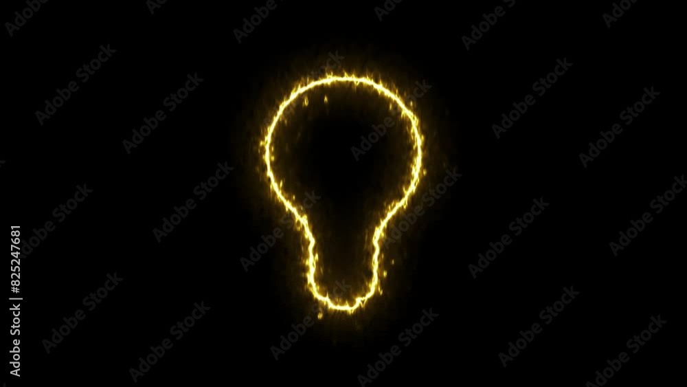light bulb on black background light bulb on black background