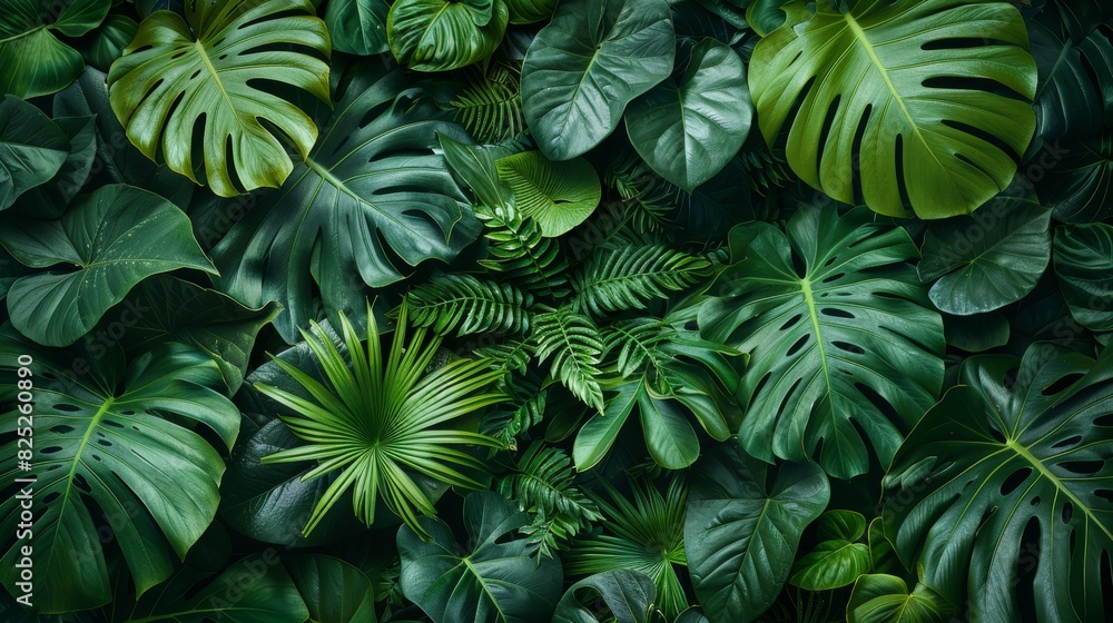 Background Tropical. Microscopic organisms thrive in the moist, fertile soil, breaking down organic matter and releasing essential nutrients for plant uptake.