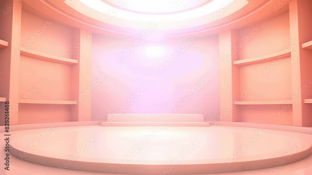podium Futuristic showcase with platform for product displaying. Empty modern stage display. Seamless looping motion design. Video animation Ultra HD 4K 3840x2160
podium Futuristic showcase with platform for product displaying. Empty modern stage display. Seamless looping motion design. Video animation Ultra HD 4K 3840x2160