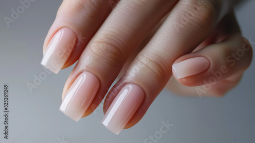 female hands with manicure closeup