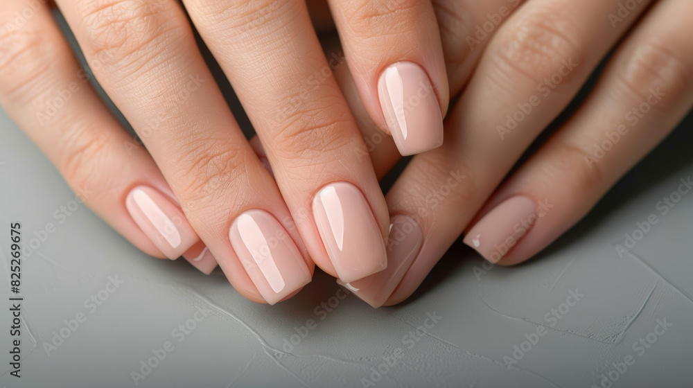 female hands with manicure closeup female hands with manicure closeup