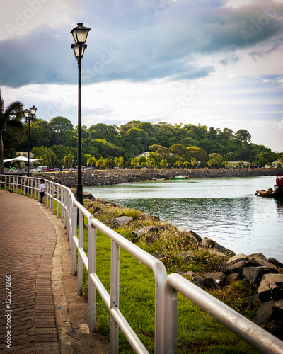 Amador Causeway and Panama City skyline