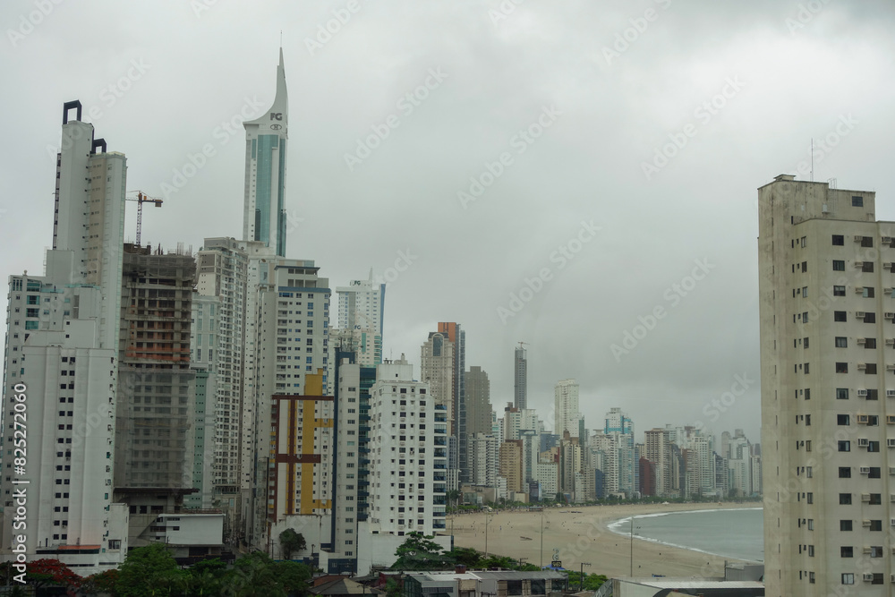 panoramic of Balneario Camboriu, cityscape and sea. Santa Catarina, Brazil panoramic of Balneario Camboriu, cityscape and sea. Santa Catarina, Brazil