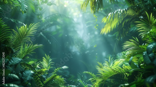 Background Tropical. The lush tropical rainforest foliage creates a sense of enchantment where every step brings new surprises and discoveries that highlight the forest s magical qualities.