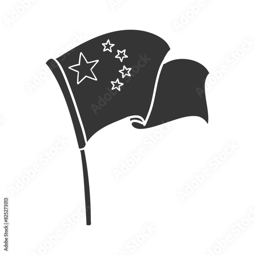 Photography Chinese Flag Icon Silhouette Illustration