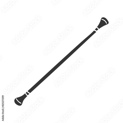 Cheerleader Bar Icon Silhouette Illustration. Cheers Vector Graphic Pictogram Symbol Clip Art. Doodle Sketch Black Sign.