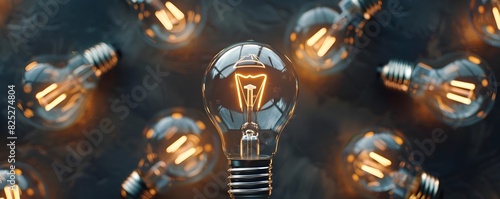 Solitary Bulb Amidst Bright...