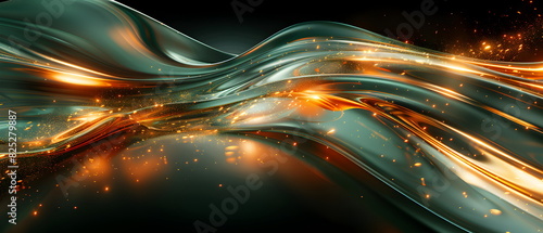 8k wallpaper Colorful fractal art with water, fire, and smoke in an abstract background, earth wind elements effect walldrop photo