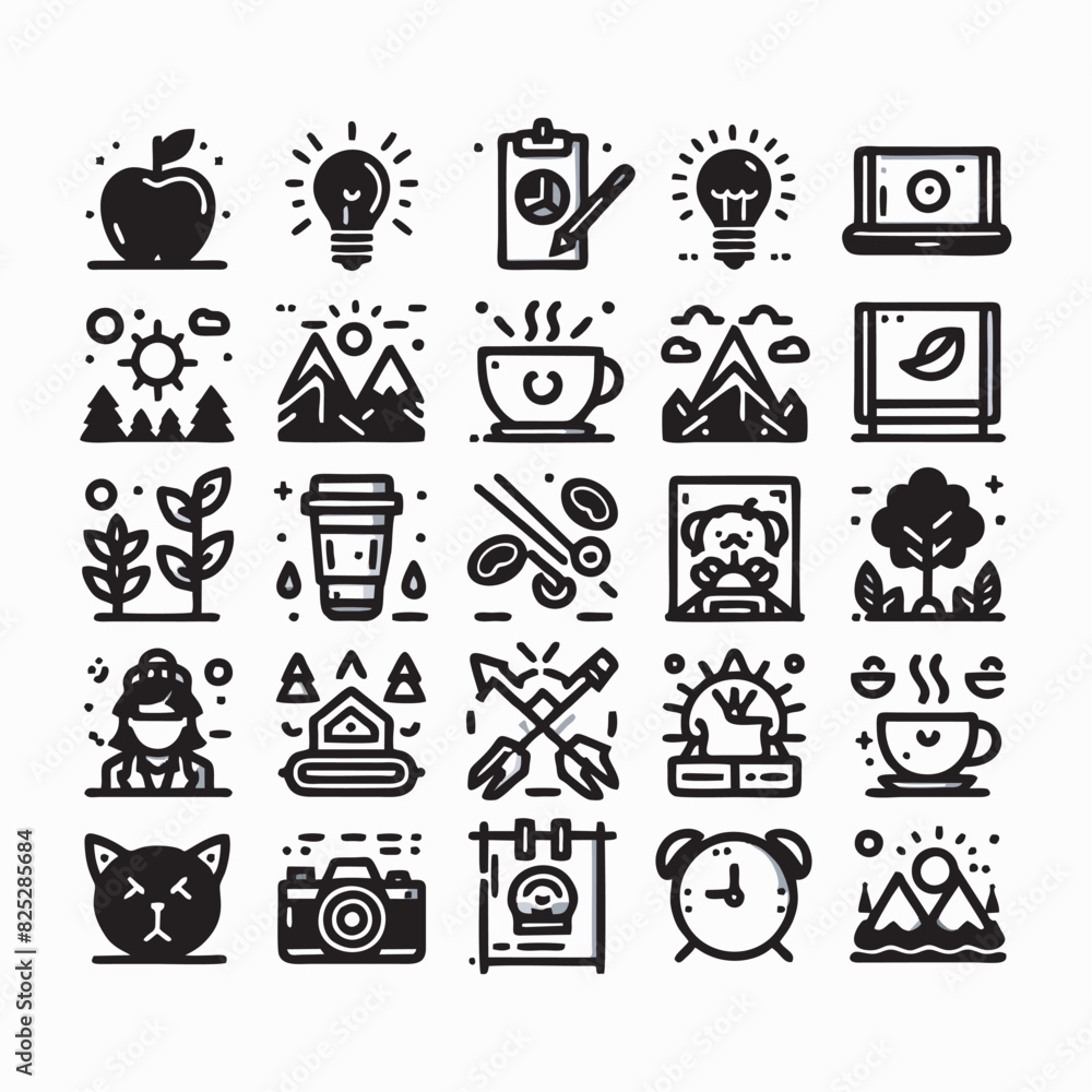 Fototapeta premium full icon set