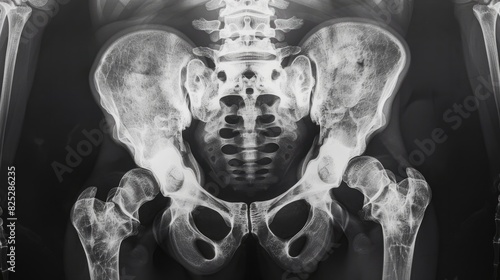 Detailed Anatomy of Pelvic Girdle: Radiographs and Scans for Disease Detection and Treatment - Ideal for Medical and Radiology Websites photo