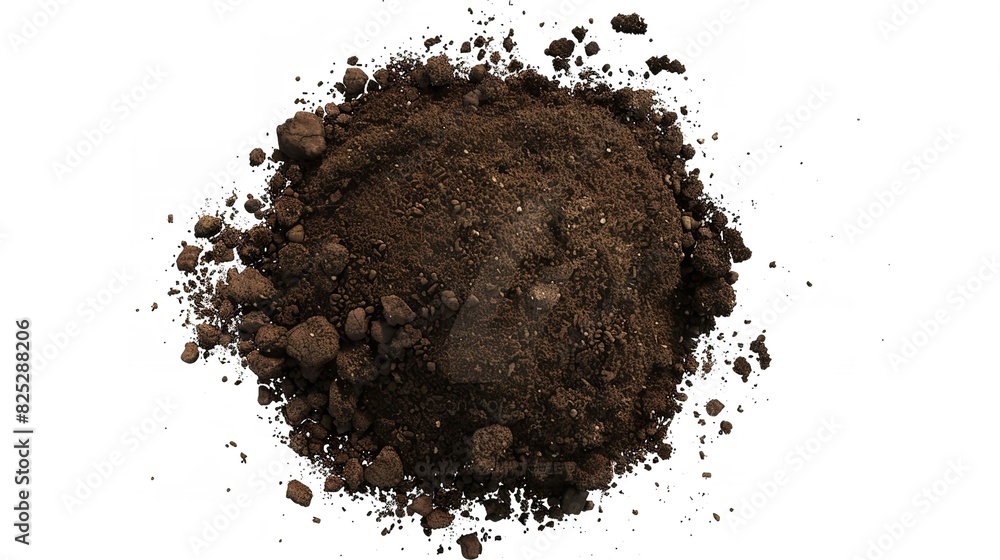Dirt soil pile isolated on white background
Dirt soil pile isolated on white background