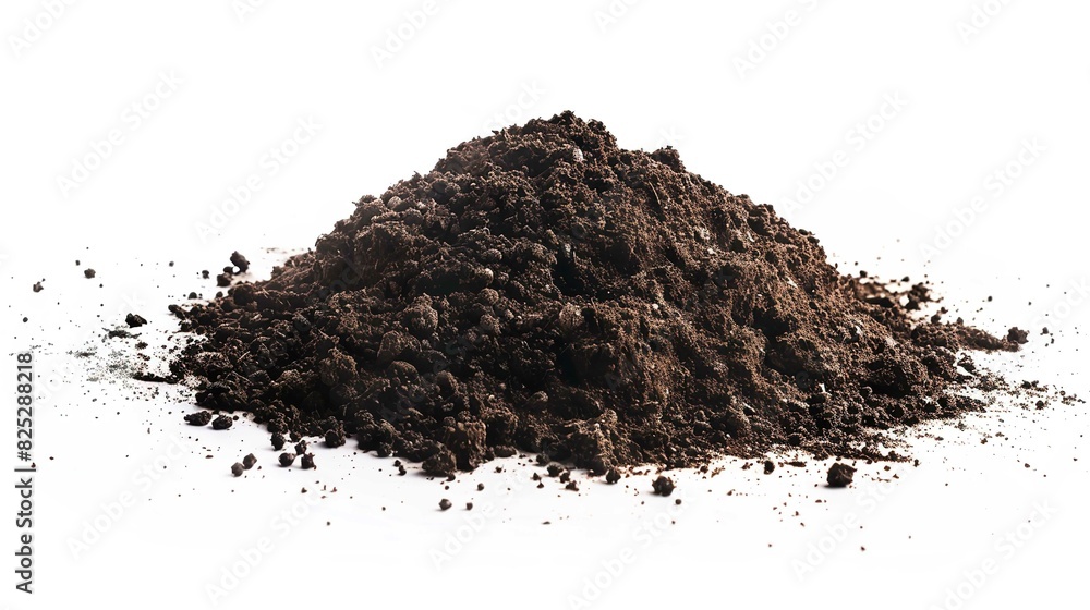 Dirt soil pile isolated on white background
Dirt soil pile isolated on white background
