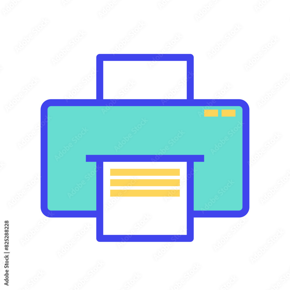 Office supplies Colored Icon pack Office supplies Colored Icon pack