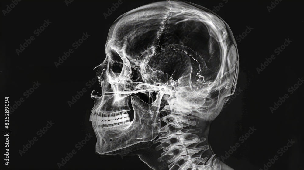 Cranial X-ray Imaging: Visualizing Skull Fractures and Cranial Anatomy ...