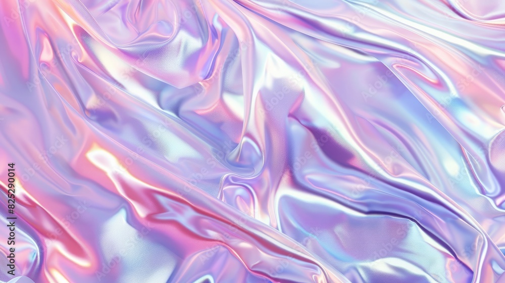A holographic background featuring light wildberry shades, perfect for a summer vibe.

