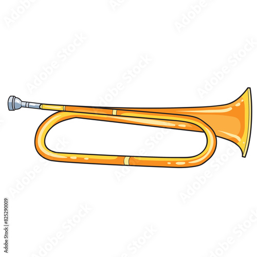 bugle brass musical instrument