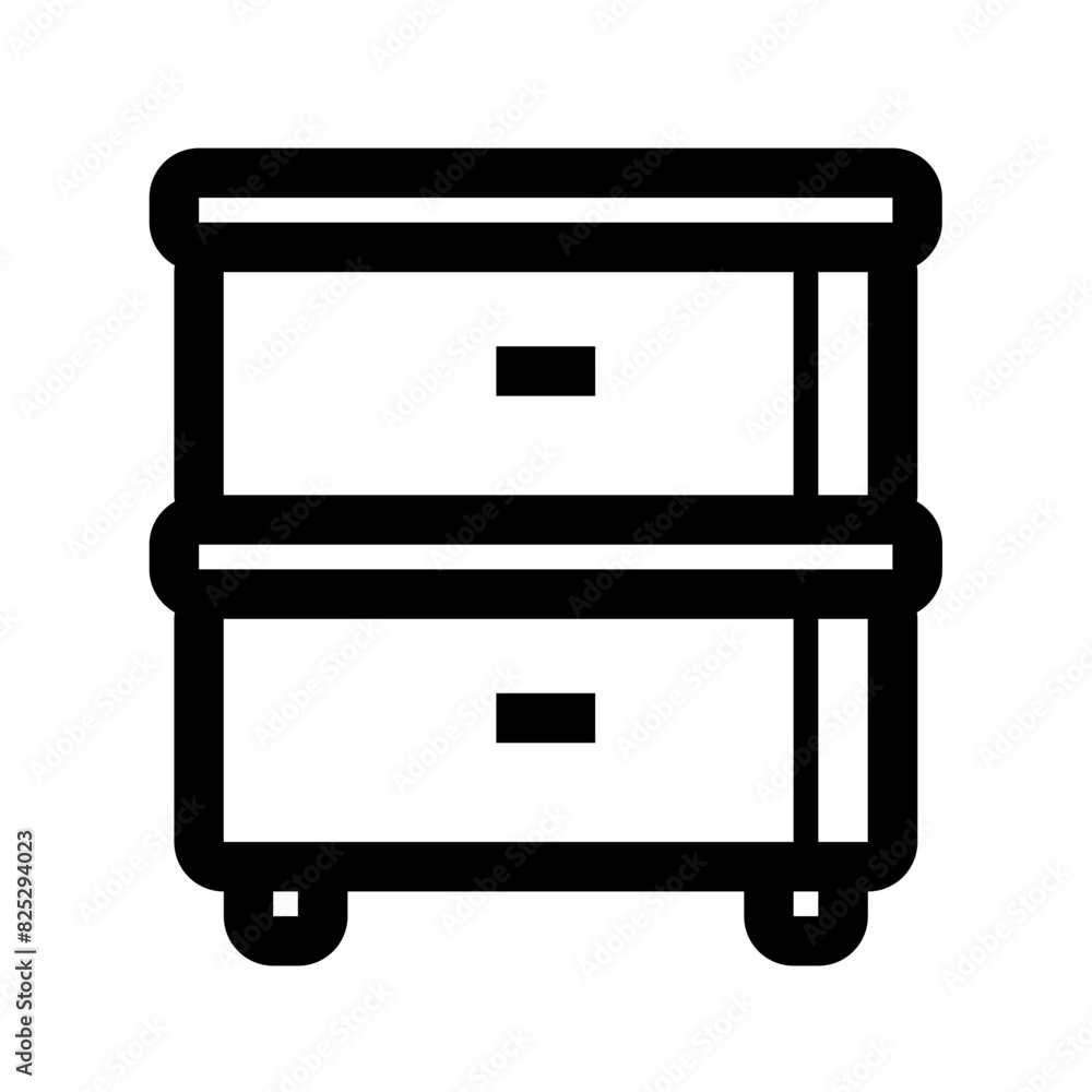 Home furnishing furniture outline icon pack Home furnishing furniture outline icon pack