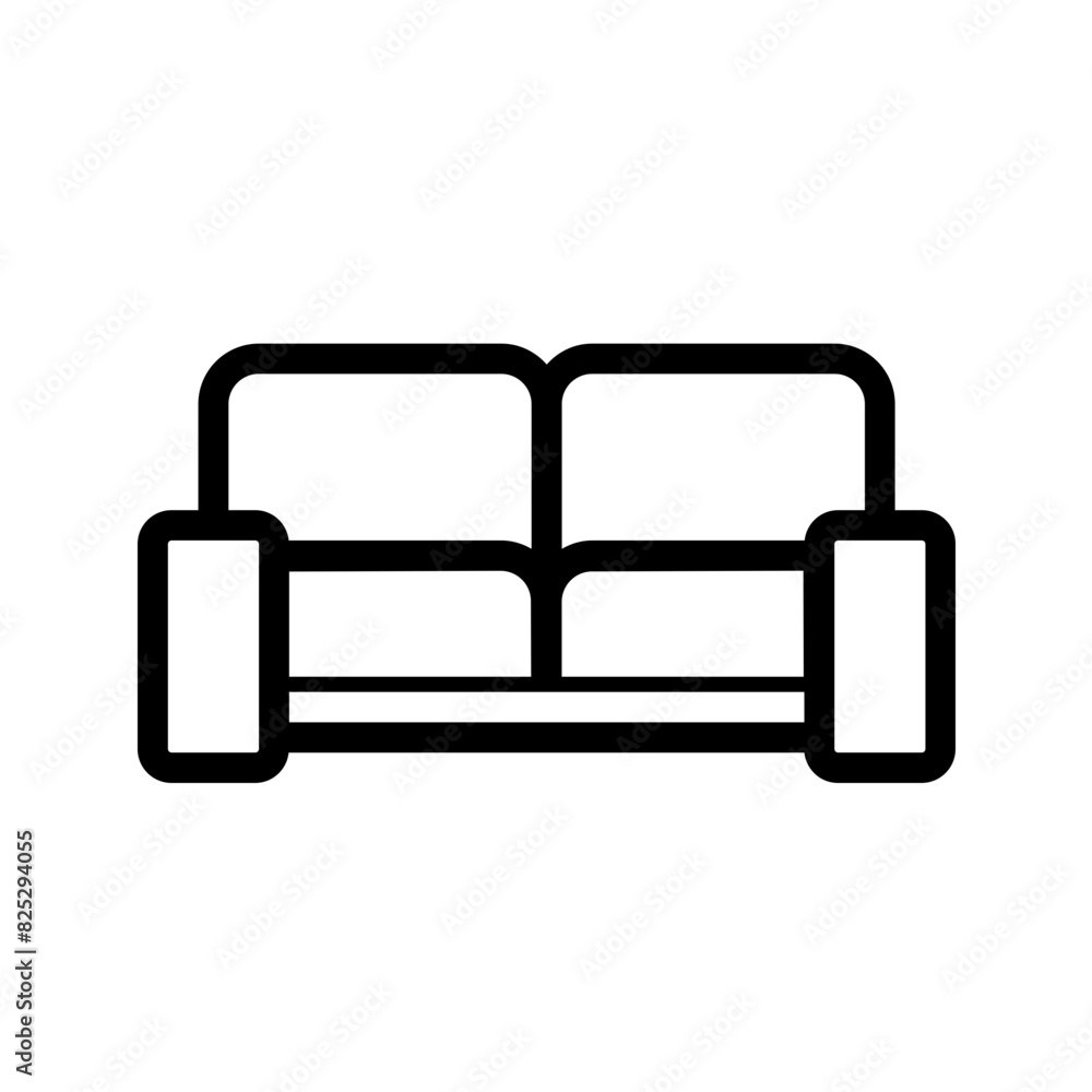 Home furnishing furniture outline icon pack Home furnishing furniture outline icon pack