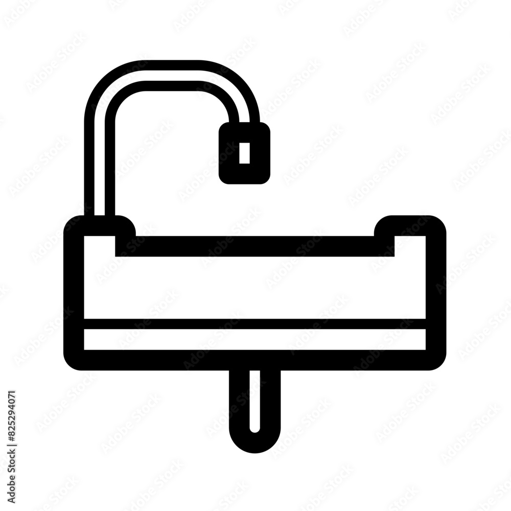 Home furnishing furniture outline icon pack Home furnishing furniture outline icon pack