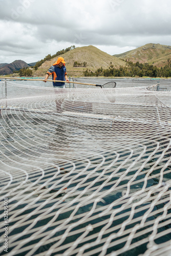 fish farm worker