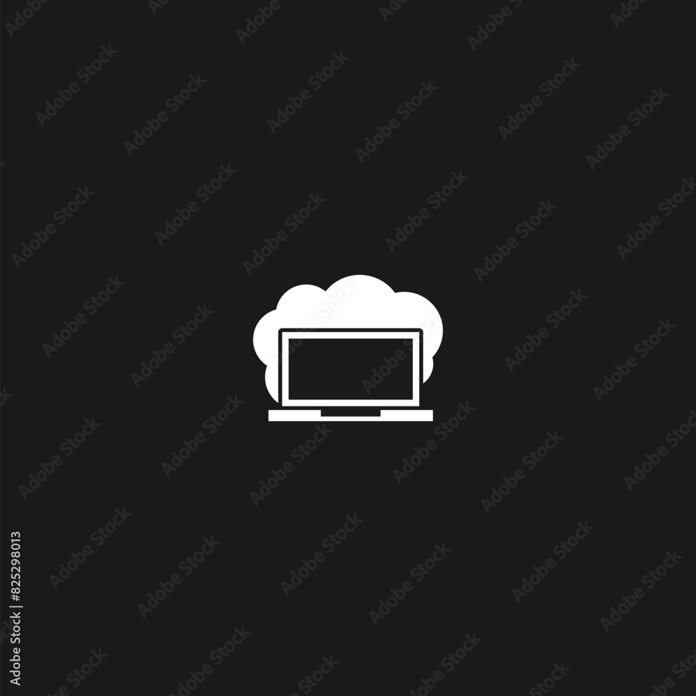 Social network, communication in the global computer networks icon on black background Social network, communication in the global computer networks icon on black background