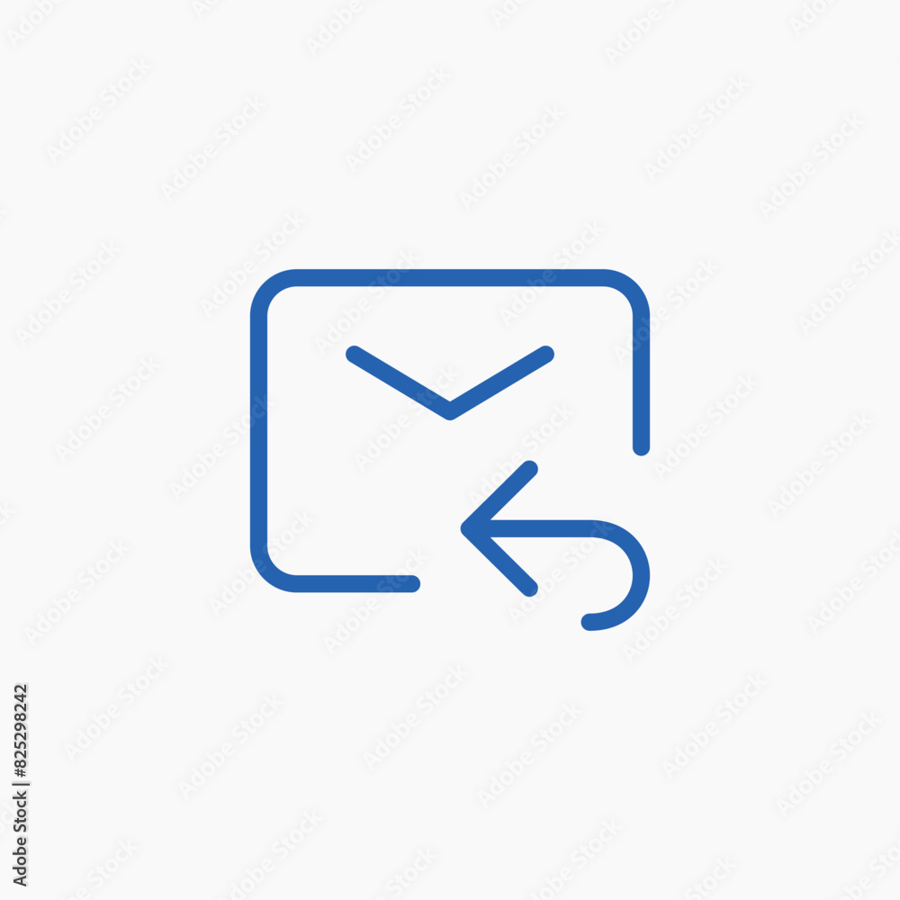 mail message reply letter icon mail message reply letter icon