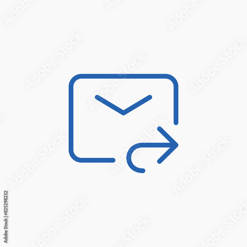 mail forward arrow send icon