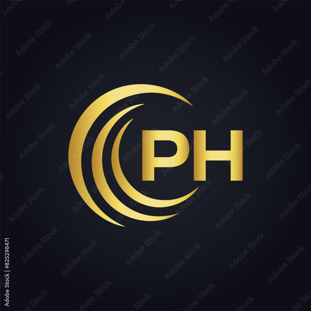 PH logo. P H design. White PH letter. PH, P H letter logo design. P H letter logo design in FIVE, FOUR, THREE, style. letter logo set in one artboard. P H letter logo vector design.