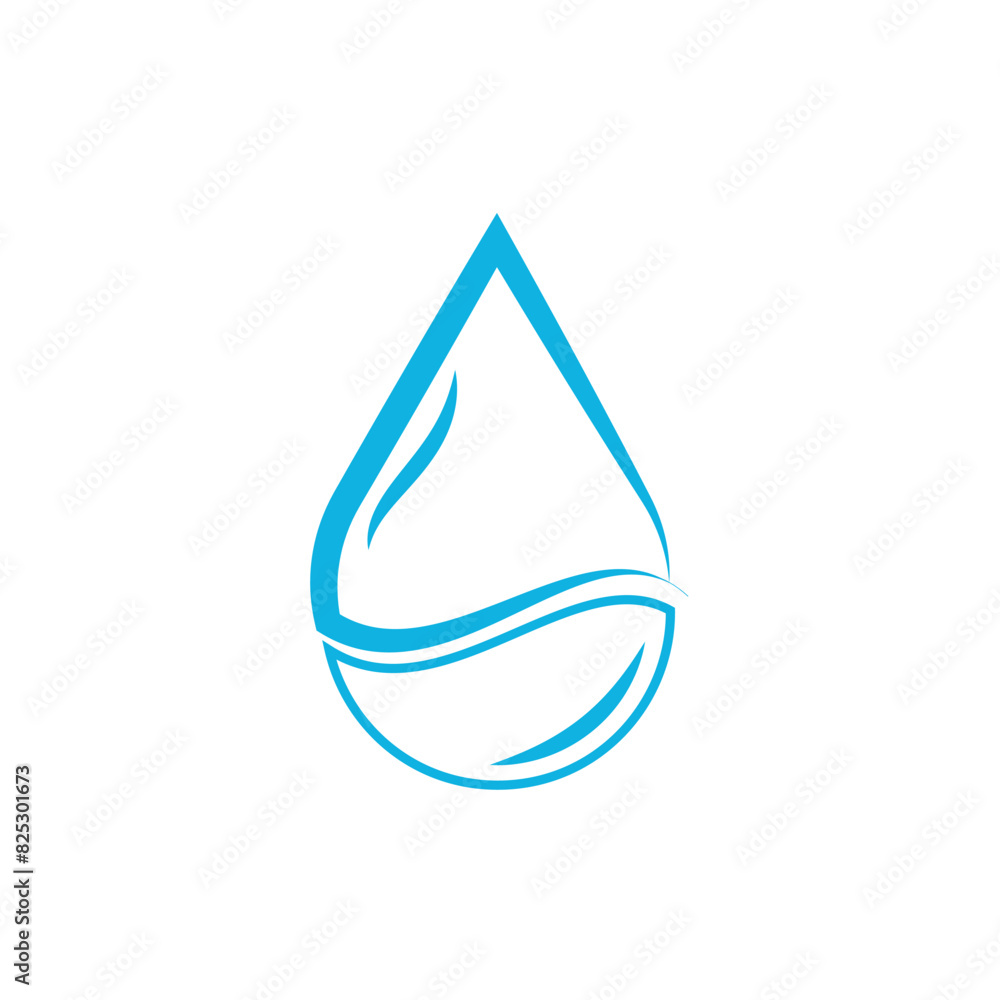 Water drop logo design, vector logo design, illustration Water drop logo design, vector logo design, illustration