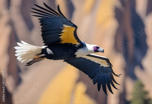 Andean condor gliding effortlessly on the thermals (5)