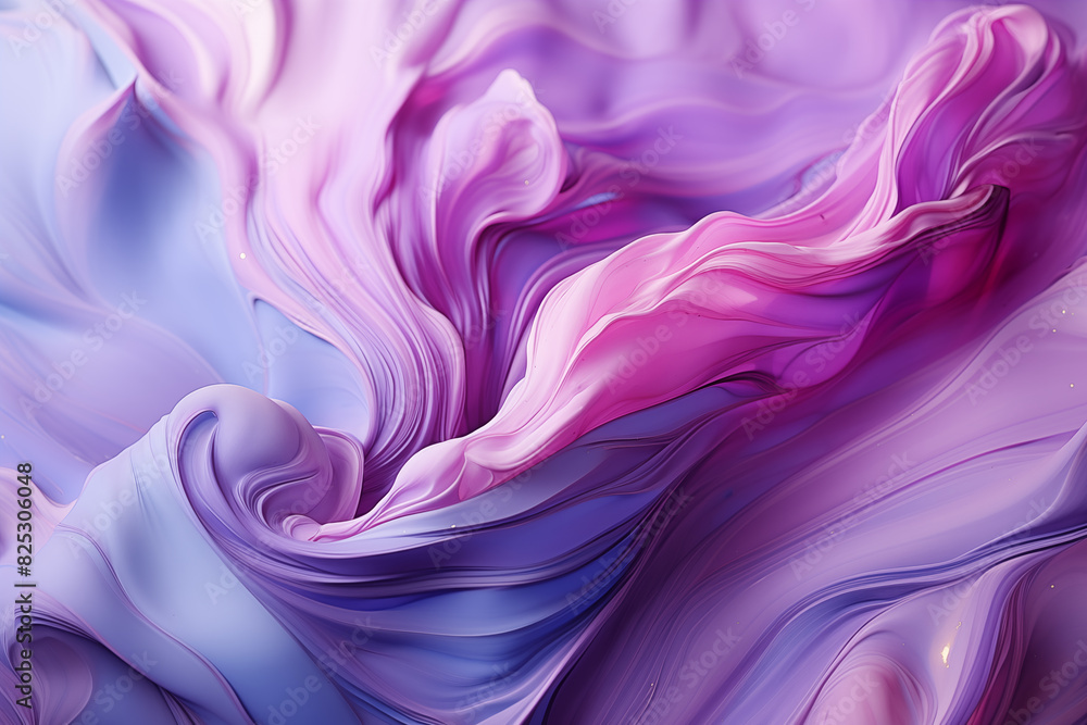 Abstract purple fluid art in bright colors. Lavender background for advertising cosmetic products Abstract purple fluid art in bright colors. Lavender background for advertising cosmetic products