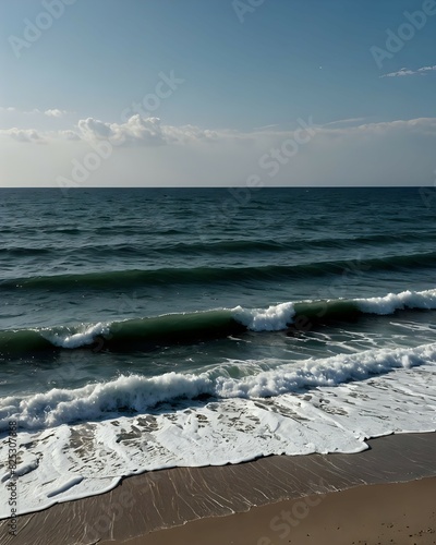 waves on the beach