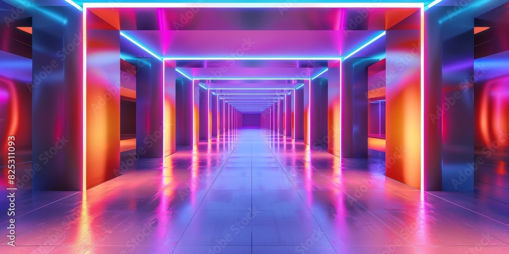 contemporary neon interior contemporary neon interior