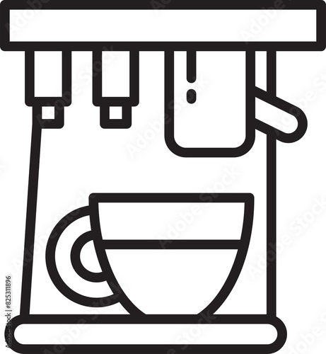 Coffee Maker Line Icon 