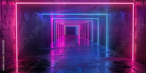 abstract neon concept background