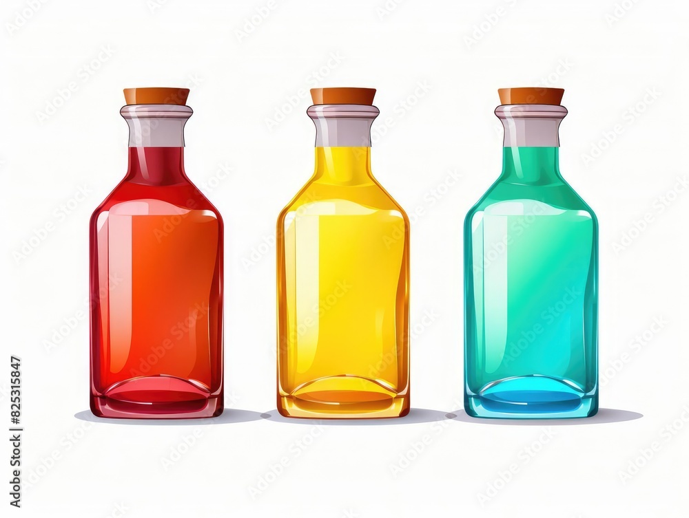 Bottle illustration isolated on white background Bottle illustration isolated on white background