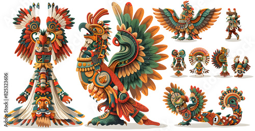 Wallpaper Mural Tolteca god Quetzalcoatl ( The Feathered Serpent god, Torontodigital.ca