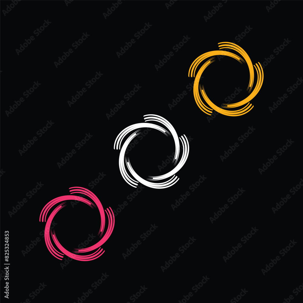 Global Community Logo Icon Elements Template. Circle sphere logo Global Community Logo Icon Elements Template. Circle sphere logo
