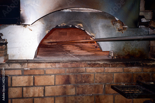 Oven Baking Process For Matzo On Passover. photo