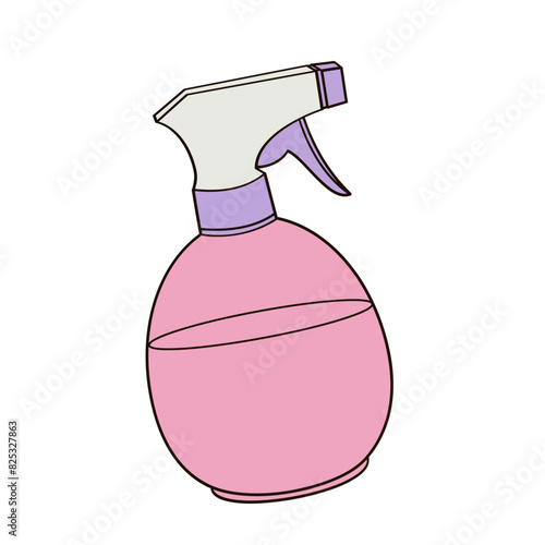 pink spray bottle for houseplants